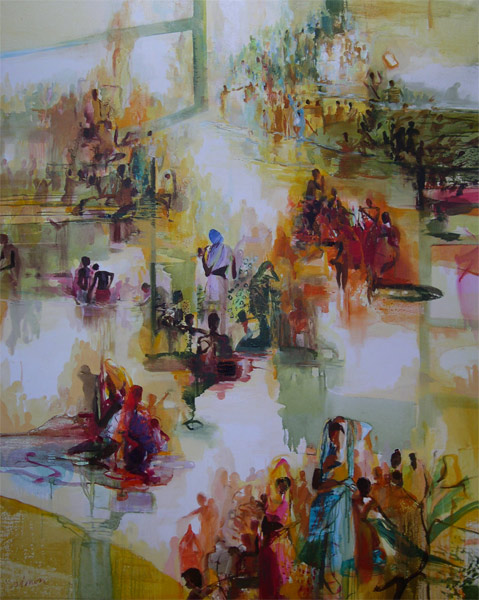 Peinture Oeuvres sur l'Inde Mother India