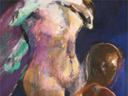 Painting Nudes Triptic