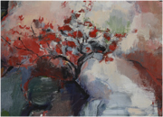 China, books and paintings Naked mountains The cherry tree