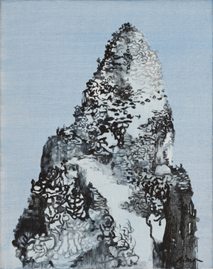 China, books and paintings Naked mountains Germ of a mountain
